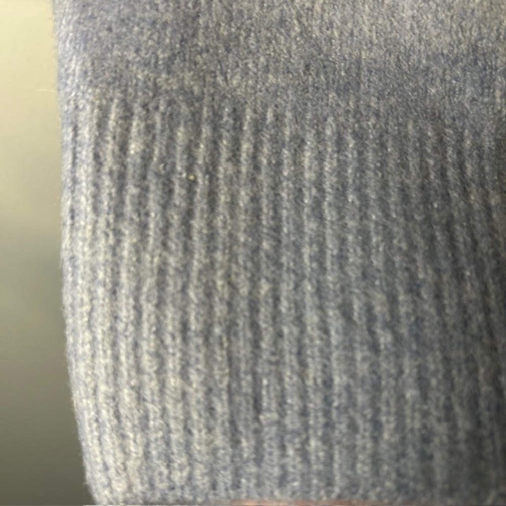 Truth by Republic Blue Wool Blend Mock Neck Sweater Womens New - Picture 5 of 11